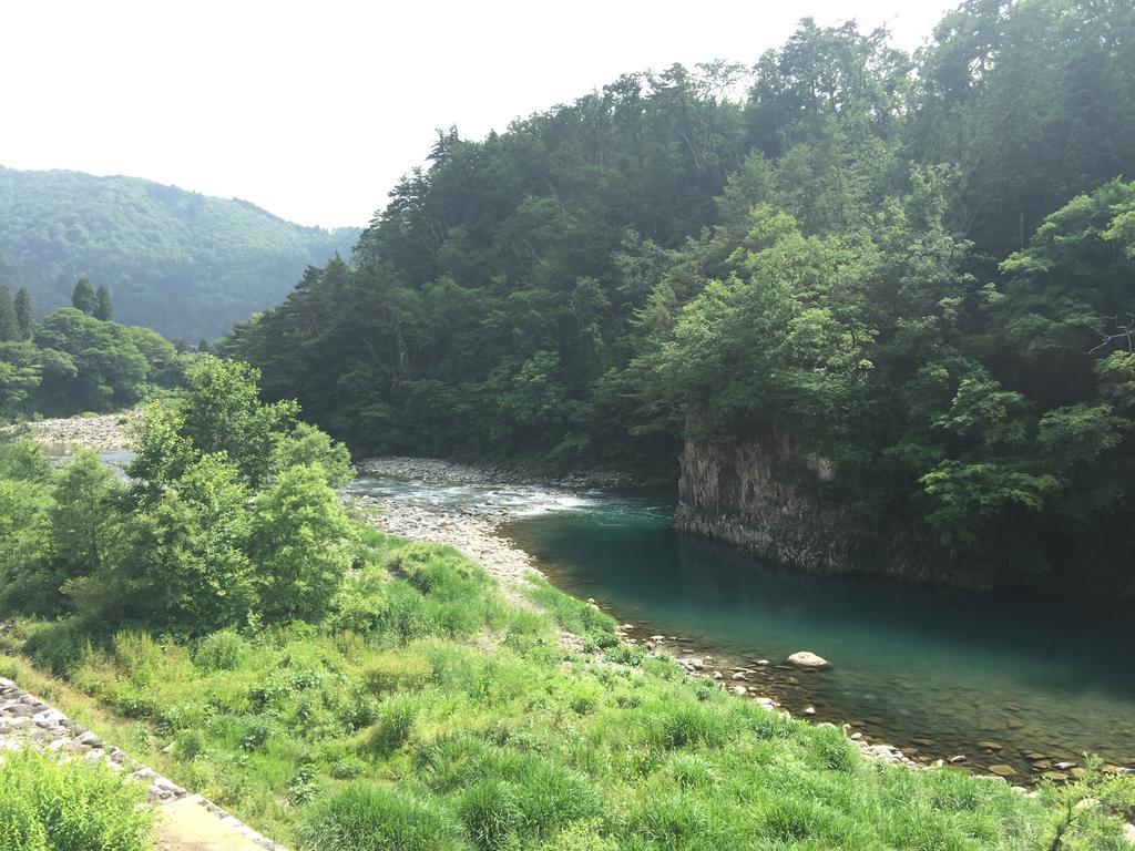 天然温泉白川郷の湯 Hotell Shirakawa-go Eksteriør bilde