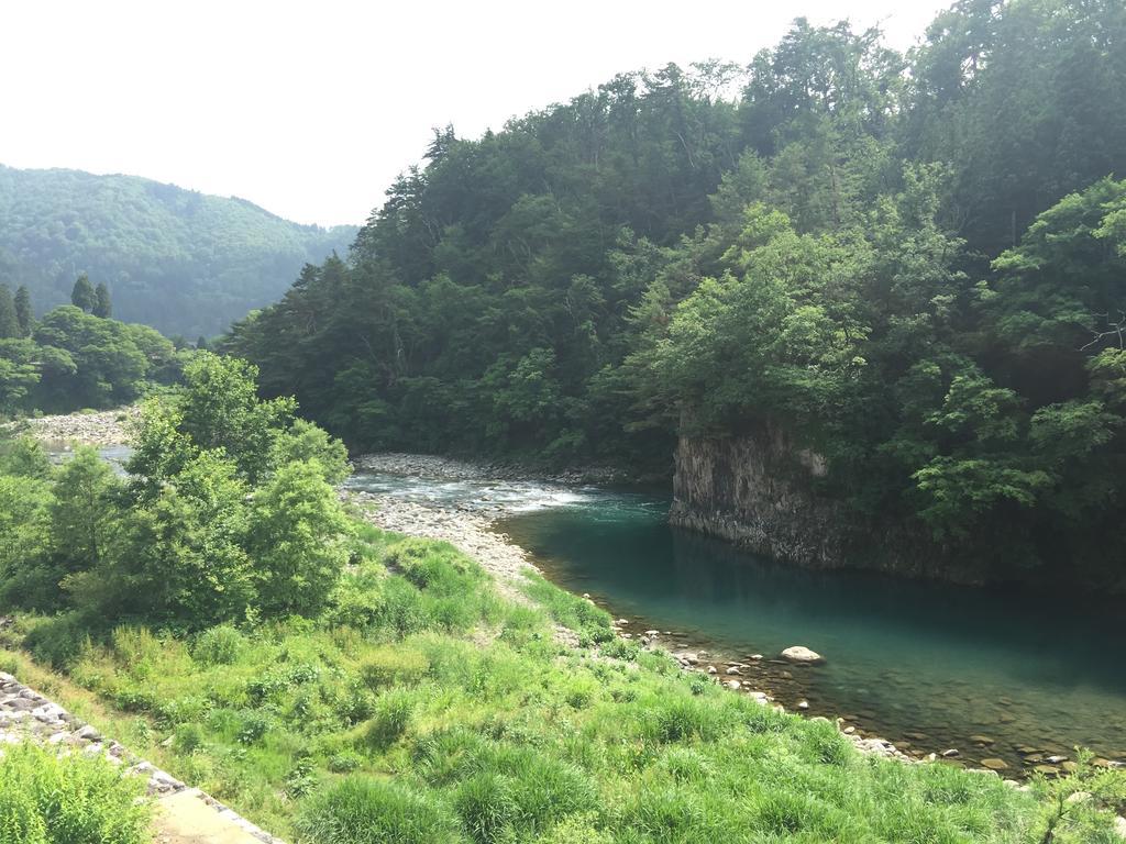 天然 Weni Baiwagō no Tang Hotell Shirakawa-go Eksteriør bilde